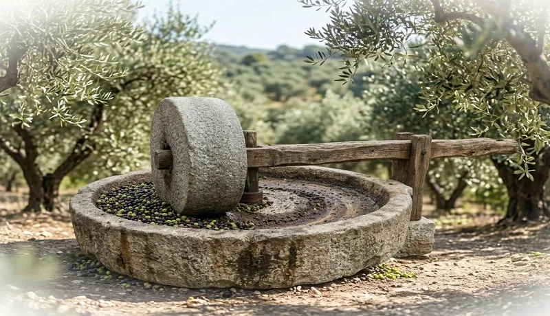 Taş değirmen zeytinyağı üretim