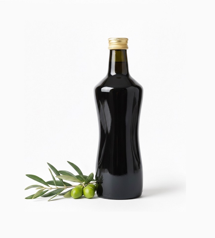 Taş Baskı Zeytinyağı Cam Şişe 1 lt Baskı