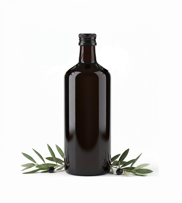 Taş Baskı Zeytinyağı Cam Şişe 2 lt Baskı