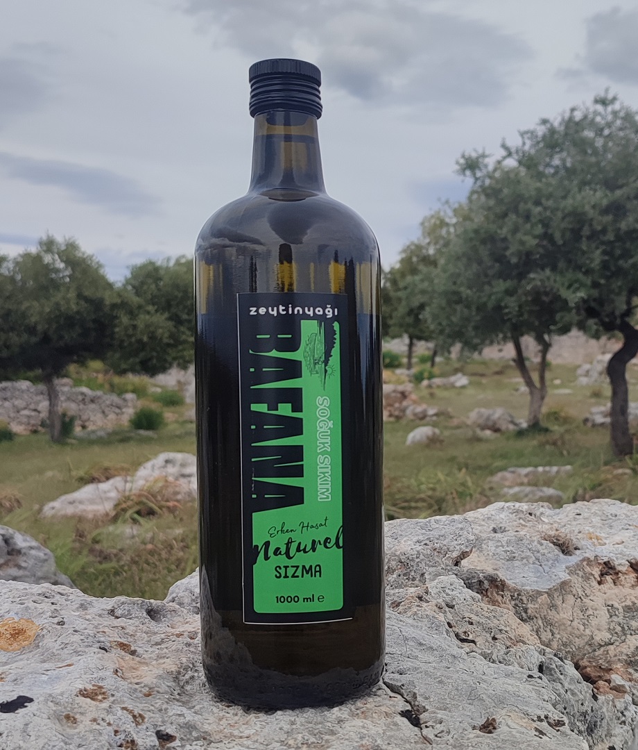 Bafana Erken Hasat Soğuk Sıkım Cam Şişe 1  litre zeytinyağı