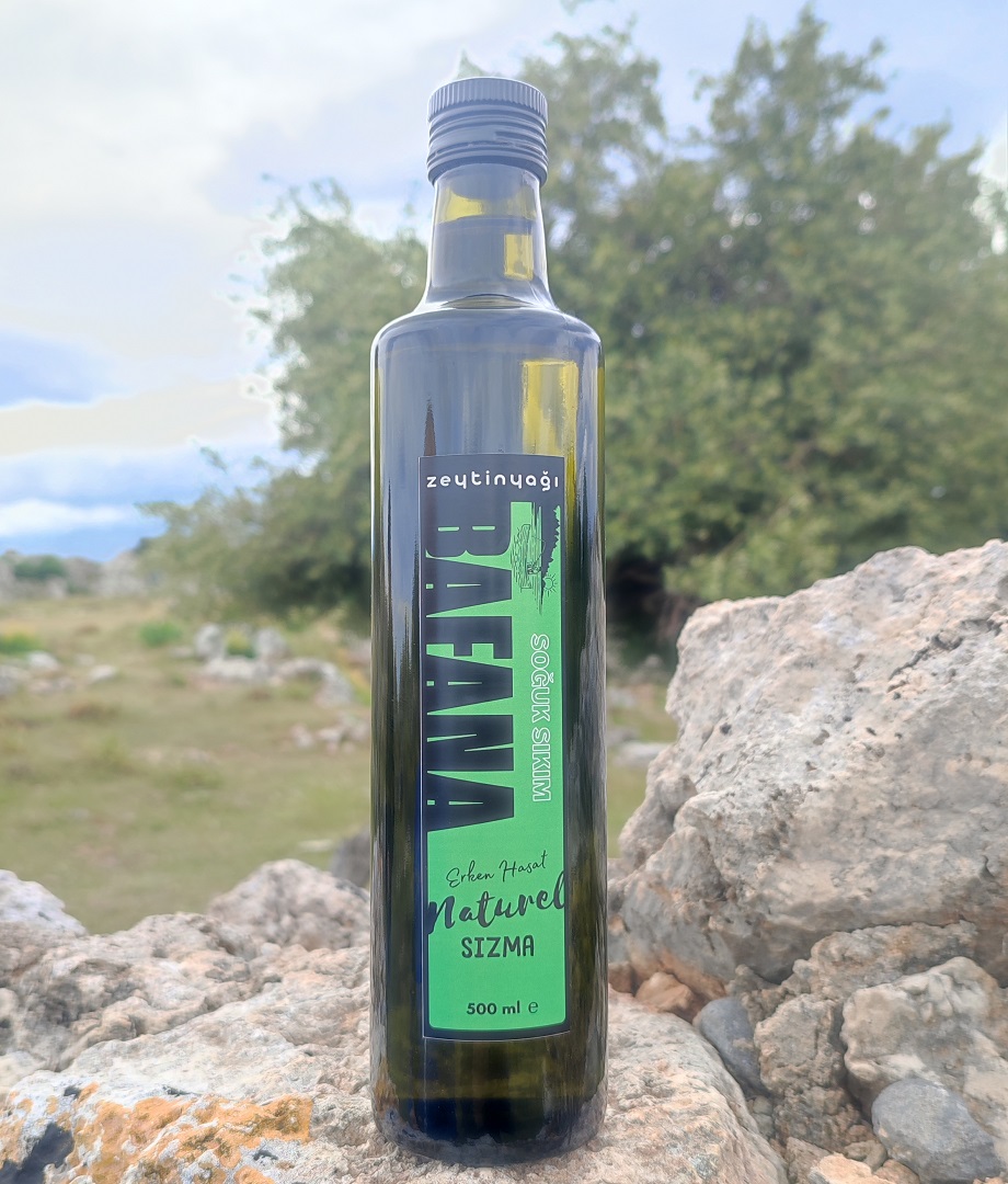 Bafana Erken Hasat Soğuk Sıkım Cam Şişe 0.25 litre zeytinyağı