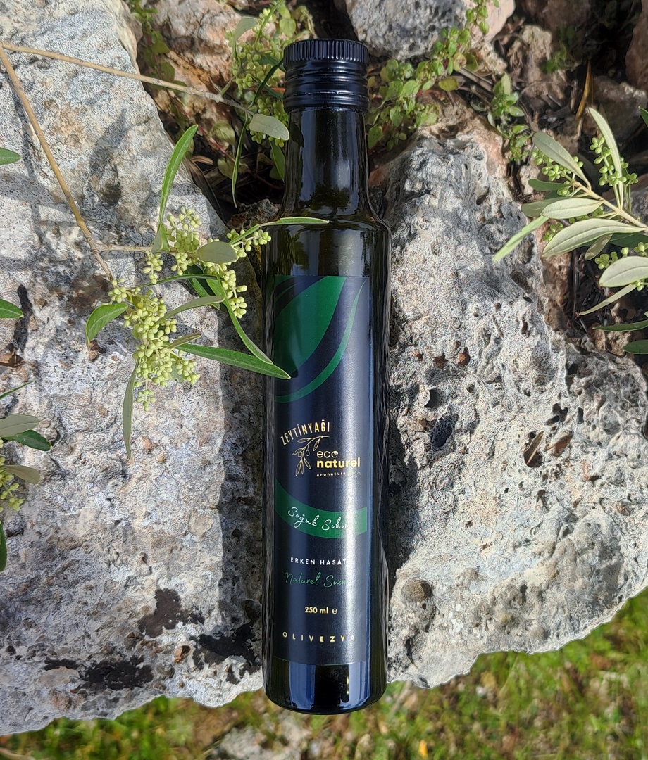 Olivezya Erken Hasat Soğuk Sıkım Cam Şişe 0.25 litre zeytinyağı