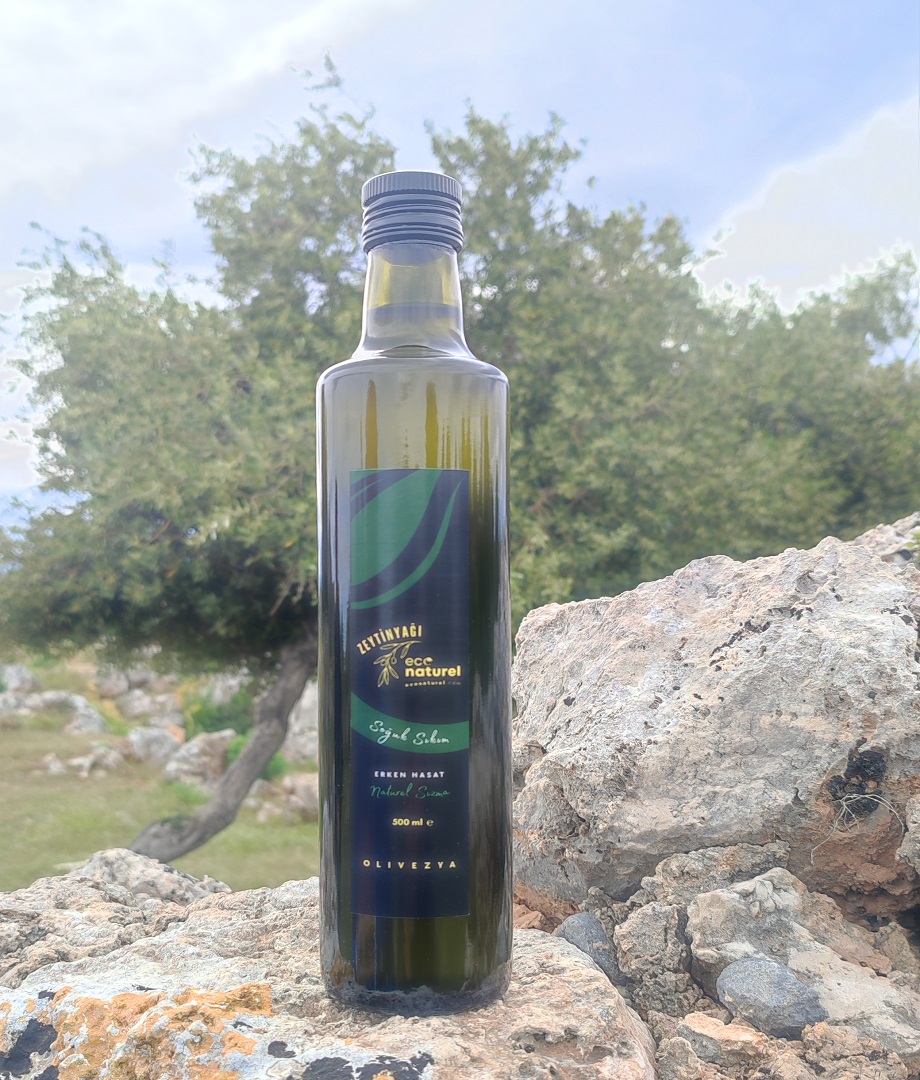 Erken Hasat Soğuk Sıkım Cam Şişe 0.5 litre zeytinyağı